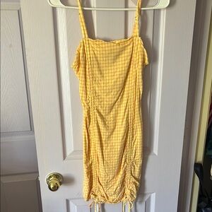 Wild Fable Yellow Spaghetti Strap Bodycon Mini Dress